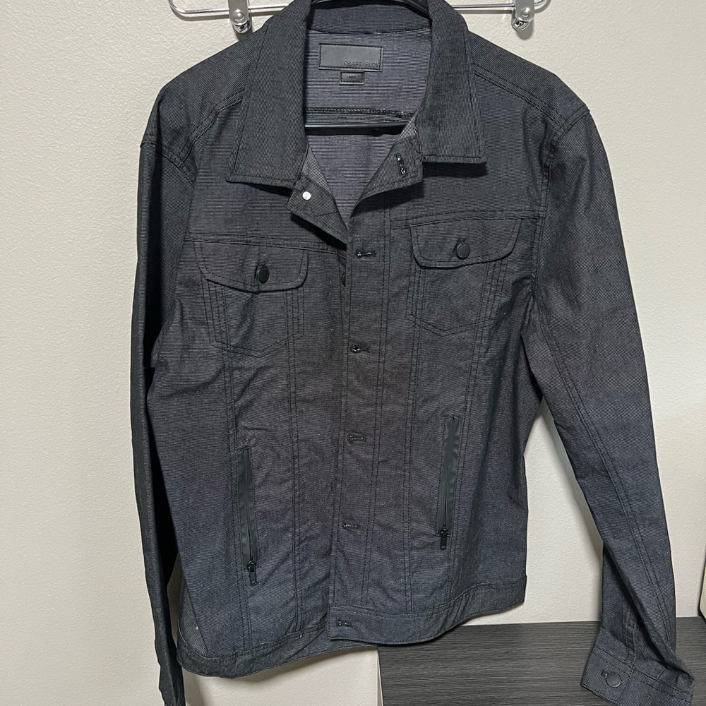 Men's Black Denim Jacket